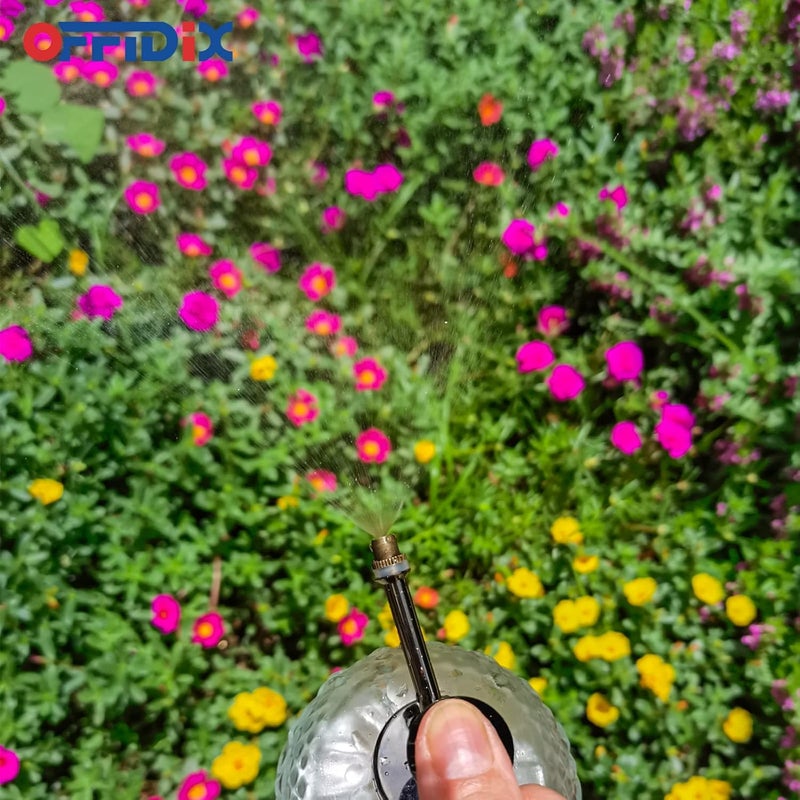 OFFIDIX Plant Mister, 300ML Vintage Glass Spray Bottle with Plastic Top Pump, Small Decorative Spritzer Watering Can for Indoor Outdoor House Plants (Transparent) - Image 5